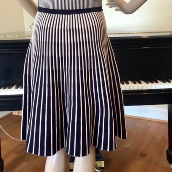 NWT Banana Republic stripe fit & flare dress - Picture 8 of 8